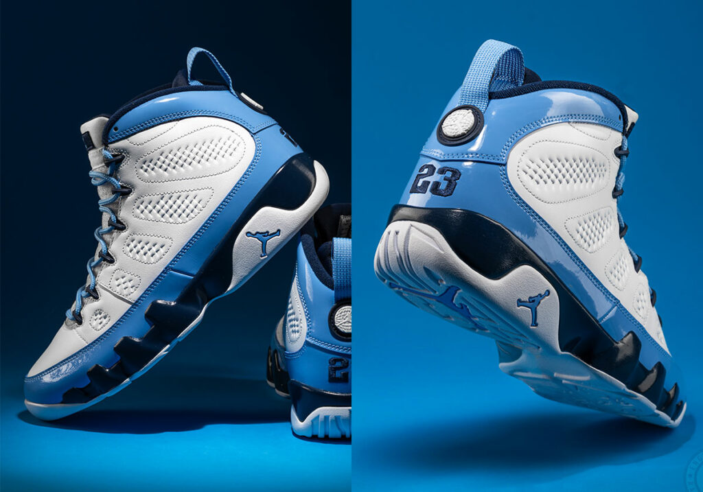 A Closer Look at the Exclusive Air Jordan 9 UNC Player Edition